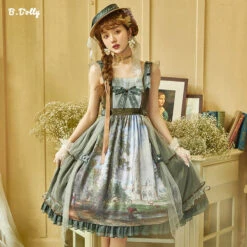 Salisbury Cathedral Oil Painting Jumper Skirt