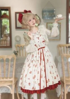 Rose Garden Ruffle And Ribbon Short Long Sleeve Cardigan -LOLITA Shop O1CN01ElIu5E2CZ6MpYoTwd 2528448487