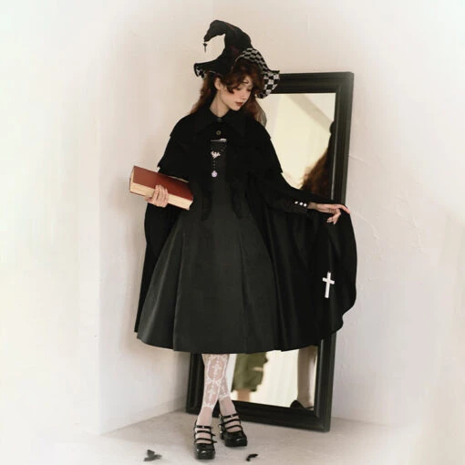 Thorns Cross 2way Black Cloak