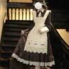 [Pre-order] Brown Check Retro Dress With Apron -LOLITA Shop O1CN01H4lP082JsWWdJwdvq 2312269477