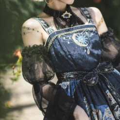 [Pre-order] Twilight Egyptian Lolita Halter Neck Blouse With Arm Sleeves -LOLITA Shop O1CN01HGOeQv2GOLGSwhHNF 57119005