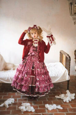 [Pre-orders Available Until 1/23] Sweet Berry Rabbit Knit Cardigan -LOLITA Shop O1CN01HGS9r12GOLayI8Pw5 57119005