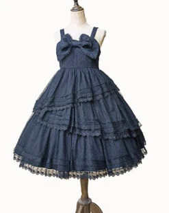 Tower Of DawnJacquard Cotton Jumper Skirt -LOLITA Shop O1CN01HOmIXw1WerK0zBHNm 11942814