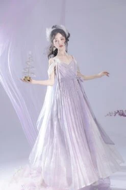 Mermaid Butterfly Purple Jumper Skirt 17 Mermaid Butterfly Purple Jumper Skirt -LOLITA Shop O1CN01HbmtzT1jmGt1YNuOa 290794590