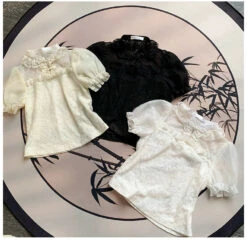 Lace Floral Blouse With Detachable Sleeves -LOLITA Shop O1CN01Hr1y3d2CZ6MCT96AE 2528448487 f6b680b5 0b47 4384 b60f c6ff63ce6bb7