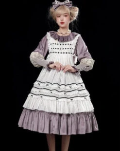 Evening Prayer Velvet Frill Neck Dress -LOLITA Shop O1CN01II0GTP25h9hjU2R6R 2200541717557