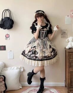 [Pre-order] Prologue Rose And Frill Jumper Skirt -LOLITA Shop O1CN01IYL3cN1wCAataHH9x 83566271 abff2a48 2b65 4322 b71a 78e17a416135