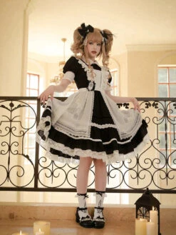 [Resale/Pre-orders Until 11/3] Evensong Short Sleeve White Collar Dress -LOLITA Shop O1CN01IuXZC62CO6o6RFCWJ 2812918463 af1fa51c e328 4df9 ba18 ec28db987b05