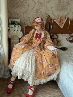 Bunny Bear Bunny Long-sleeved One-piece Dress With Bunny Ears, Long Length -LOLITA Shop O1CN01J9nVV320M1hLJ9lu3 2430736834