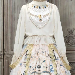 [Pre-order] Twilight Egyptian Lolita V-neck Blouse With Camisole -LOLITA Shop O1CN01Jpa1CH2GOLGdMRucf 57119005