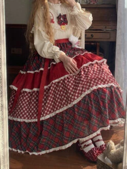 [Pre-orders Available Until 1/23] Sweet Berry Rabbit Stand Collar Blouse -LOLITA Shop O1CN01K2Ft0F2GOLbFWS2Vp 57119005