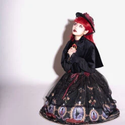The Red Shoes Gothic Lolita Cloak -LOLITA Shop O1CN01KJ9C901THYQJSMoo6 555372357