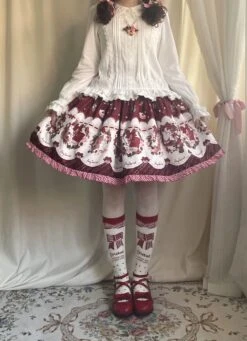 Berry Party Heart Lace Round Collar Blouse -LOLITA Shop O1CN01KVMO7b1TFGM1yvnPm 67442352