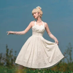 Actress Style Embossed Jacquard Jumper Skirt -LOLITA Shop O1CN01KZUcM220GWisimzgK 2204254596822 7115d817 a0e1 40ed ab38 12723c49d9d1