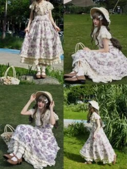 [Pre-orders Until 9/9] Bouquets For Autumn Days Overalls Jumper Skirt -LOLITA Shop O1CN01KbLvTa2JleROitxNt 2703379462