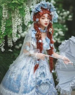 Secret Key Rococo Flower Princess Dress Full Set -LOLITA Shop O1CN01Ke5lkf2LCxU3E4FgT 2208000529657