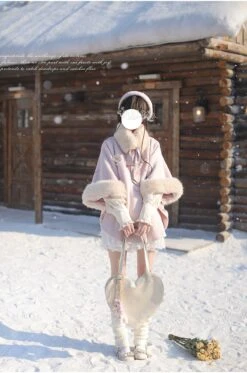 Powder Pink Fur Cape 15 Powder Pink Fur Cape -LOLITA Shop O1CN01LIT3ZK2JsWXPLB4DQ 2312269477