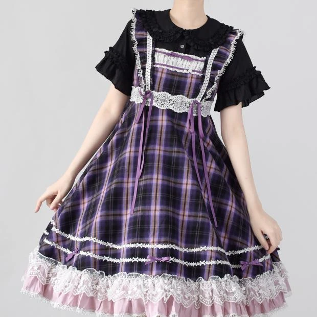 Endless Summer Madras Check High Waist Jumper Skirt 17 Endless Summer Madras Check High Waist Jumper Skirt - Image 15