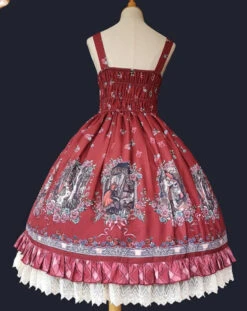 Little Red Riding Hood Print Garden Style Jumperskirt -LOLITA Shop O1CN01MB9n7j1Wer9eAgSOO 11942814