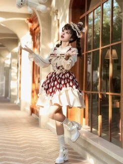 Calm Circus Troupe Big Ribbon Jumper Skirt -LOLITA Shop O1CN01ME08Lk2CZ6HXPpZPj 2528448487 19c653b2 64dd 455d ab4c bdb467f97c22