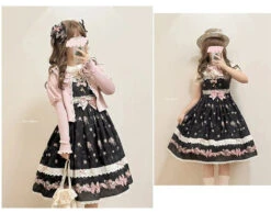 Roses Bouquet Double Lace Short Sleeve Blouse -LOLITA Shop O1CN01MYMibY1oC9i5597nm 921575188