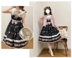 Roses Bouquet Double Lace Short Sleeve Blouse -LOLITA Shop O1CN01MYMibY1oC9i5597nm 921575188 e8497afa 692d 46a8 9e56 95b33b3fe9dc