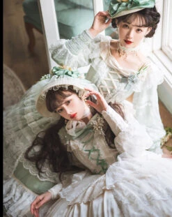 [Pre-order] Bell Orchid Flower Embroidery Open Skirt Elegant Dress -LOLITA Shop O1CN01NMLr8l2GOLJGsE297 57119005