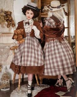 Fontainebleau Checkered High Waist Jumper Skirt -LOLITA Shop O1CN01NSpUjn1OM45WYSGet 1741691690 2830356d 8b85 4cc5 9284 8aaa99408f75