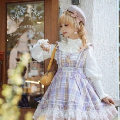 Endless Summer Madras Check High Waist Jumper Skirt 29 Endless Summer Madras Check High Waist Jumper Skirt -LOLITA Shop O1CN01NfIdNN1b2uWRkEs5F 1965673408