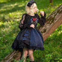 Starry Night Gothic Lolita Jumper Skirt -LOLITA Shop O1CN01NwxEiv1WerHNzfTgg 11942814