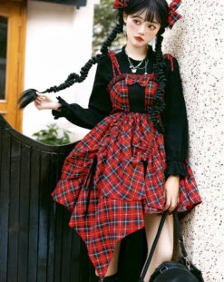 Punk Lolita Tartan Check Jumper Skirt 31 Punk Lolita Tartan Check Jumper Skirt -LOLITA Shop O1CN01O3uyLC1h1QvsF5G4J 3017094217