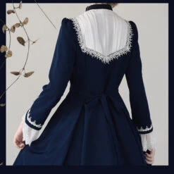 Freya's Fall Classical Lace Sleeve Dress -LOLITA Shop O1CN01OZQl0I1HHIdIFrUKL 2866810732