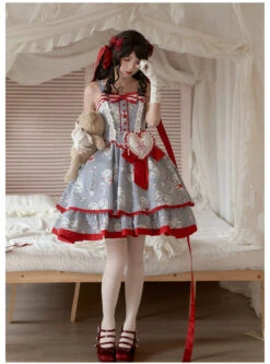 Bear Tea Party 2-tiered Ruffle Jumper Skirt -LOLITA Shop O1CN01OoOcn22CZ6NRWzvi8 2528448487 ddeca775 35ab 4104 9113 42cdf531bea0