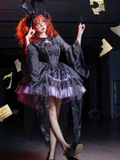 Black Devil Tulle Frill Jumper Skirt 14 Black Devil Tulle Frill Jumper Skirt -LOLITA Shop O1CN01OxPRiW1wCAhvh2e06 83566271