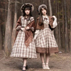 Fontainebleau Checkered High Waist Jumper Skirt -LOLITA Shop O1CN01PIb8XR1OM45ZROPeW 1741691690 0d8d4eed 6278 4164 b291 58ef1a937827