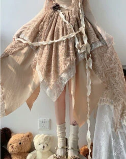 Elegant Gothic Irregular Hem Jumperskirt 41 Elegant Gothic Irregular Hem Jumperskirt -LOLITA Shop O1CN01PM1wFq2CZ6C9BDo0E 2528448487