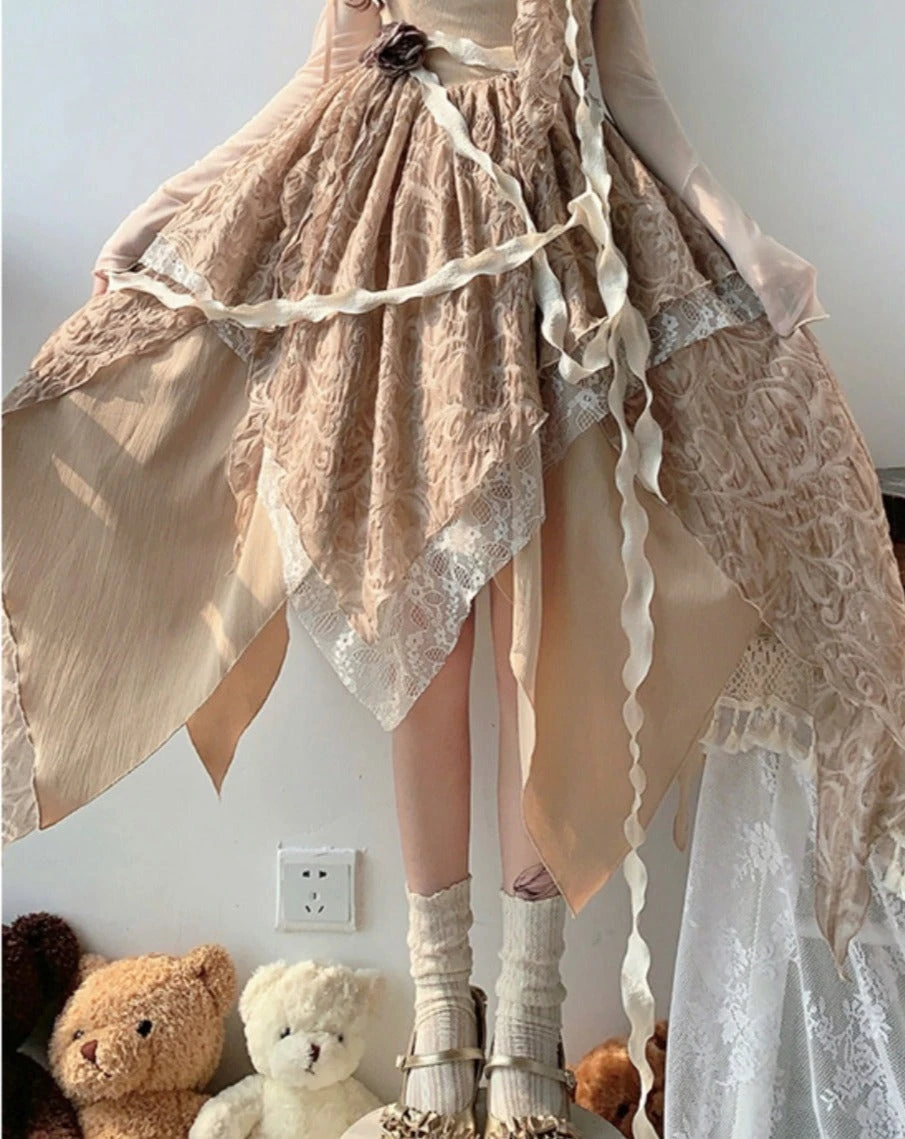 Elegant Gothic Irregular Hem Jumperskirt 22 Elegant Gothic Irregular Hem Jumperskirt - Image 20