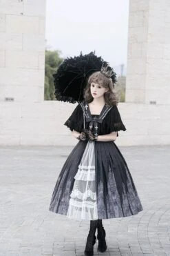 Tower Of Silence Cross Jumper Skirt And Cape -LOLITA Shop O1CN01PMIJx51jmGt94xrML 290794590