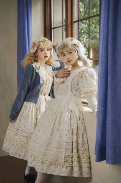 [Pre-order] Pink Flower Buttoned Cotton Dress With Small Floral Pattern -LOLITA Shop O1CN01PYCC212GOLLWpPT7a 57119005 374e1332 188a 405b 9dc7 a1272e973122