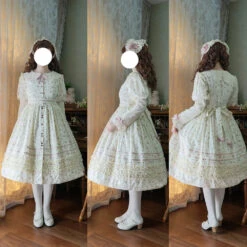 [Pre-order] Pink Flower Buttoned Cotton Dress With Small Floral Pattern -LOLITA Shop O1CN01PciY1E2GOLLlCLhN4 57119005 fb0847a2 293a 450d a537 23655924bc56