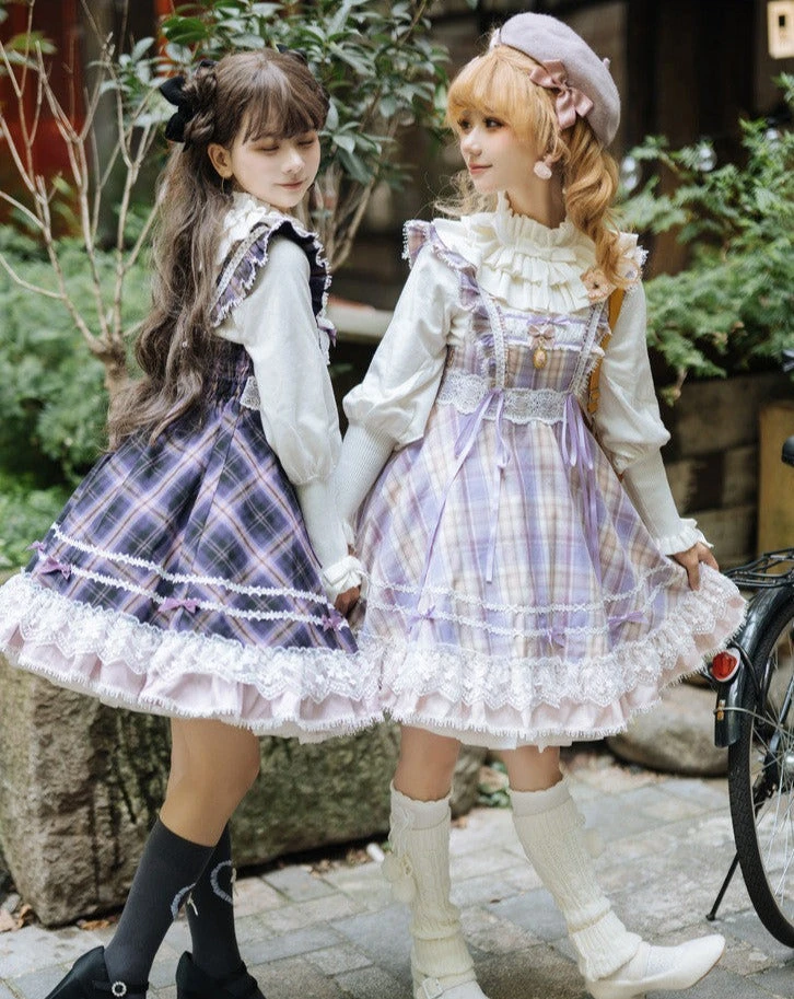 Endless Summer Madras Check High Waist Jumper Skirt 6 Endless Summer Madras Check High Waist Jumper Skirt - Image 4