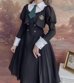 [Reservation Sale] School Uniform Style Fake Layered Dress -LOLITA Shop O1CN01Phng7B28AaWLYlmWh 1790657892