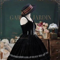 [Pre-order] Dream Bouquet Velvet Jumper Skirt Short Length -LOLITA Shop O1CN01PjVUJY1FteeWtzIZI 32520545