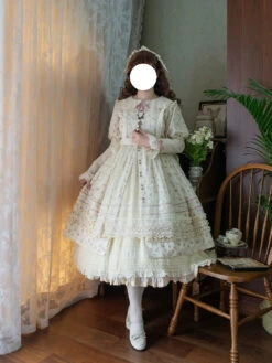 [Pre-order] Pink Flower Buttoned Cotton Dress With Small Floral Pattern -LOLITA Shop O1CN01Pkk2LC2GOLLeELTVq 57119005 2416a0c9 b2e7 4597 98d1 7a3e95eafe8a