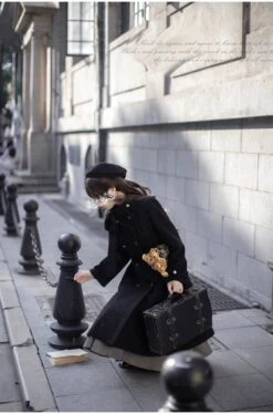 Classic Double Button Ribbon Coat 22 Classic Double Button Ribbon Coat -LOLITA Shop O1CN01PmbU7r2JsWPOgGu4a 2312269477