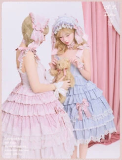 [Pre-orders Available Until 12/18] Lace Figure Tiered Jumper Skirt -LOLITA Shop O1CN01Pp7nTX2CO6v7h0xOk 28129184