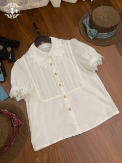 [Pre-order] Secret Key White Lace Short Sleeve Blouse -LOLITA Shop O1CN01Pt6qF62GOLOjecH9l 57119005 e4fd2ac8 55a3 4d88 8ee0 383328050c4c