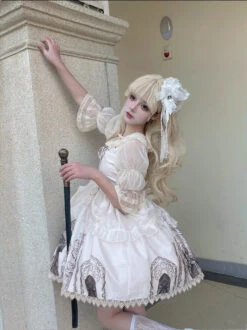 Eternal Night Voluminous Sleeve Sheer Dot Blouse -LOLITA Shop O1CN01QoPJhQ1wCAeOH8wCz 83566271 1