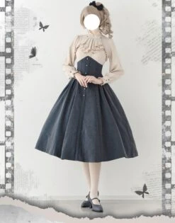 [Pre-order] Forest Letter Elegant Blouse [Buy Together For 20% Off] -LOLITA Shop O1CN01RWzc1I2IEODtz37FP 482929254