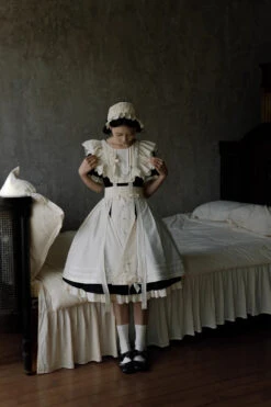 The Sound Of A Bell Maid-style Sleeved Dress Set, Short Length -LOLITA Shop O1CN01S8CCGa1eJLkRJ9O8F 2214425933850